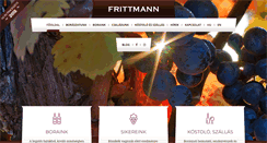 Desktop Screenshot of frittmann.hu